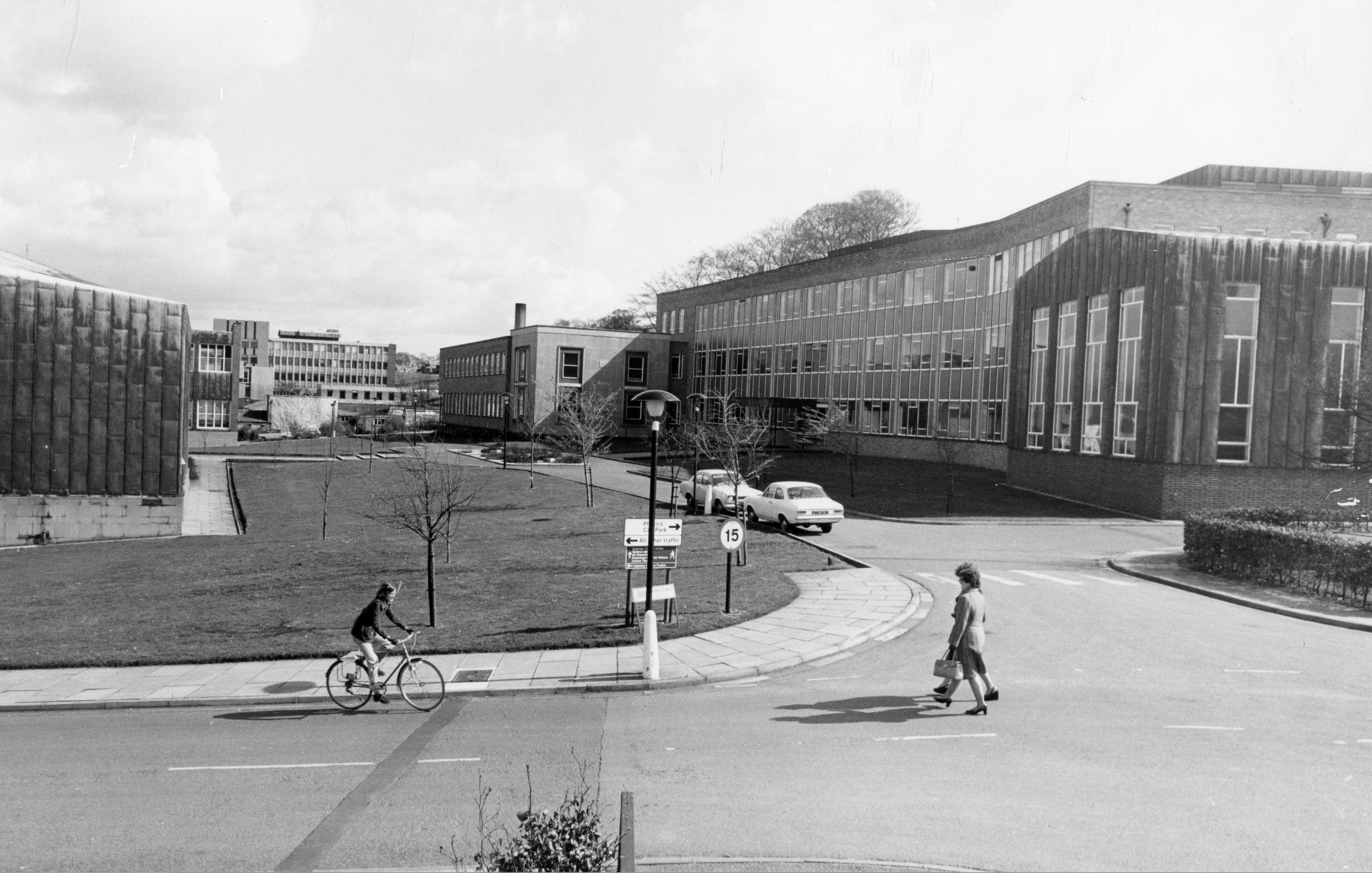 The newly built Rochester Building taken in 1961