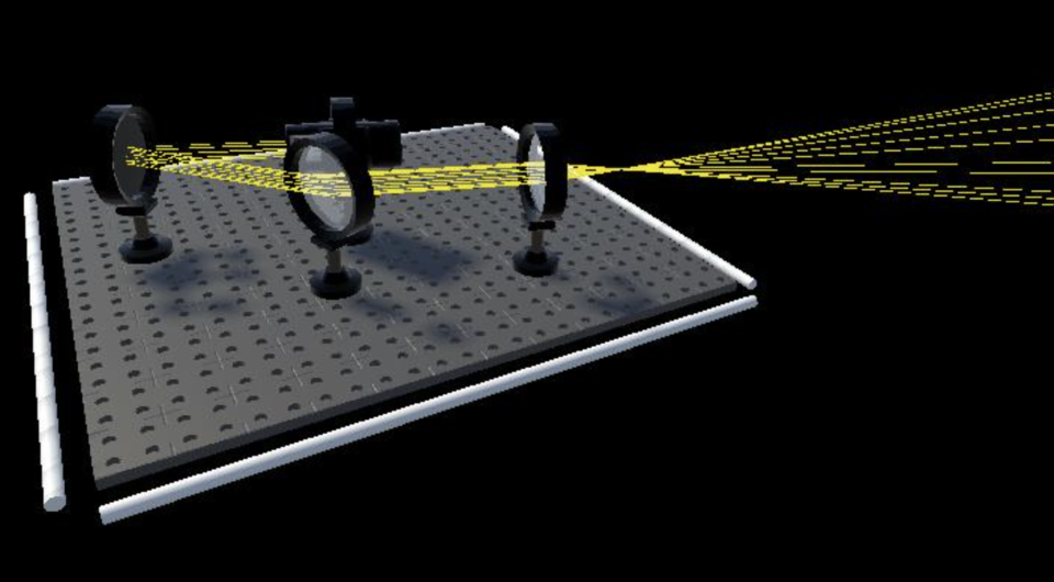 A Virtual Optical Table