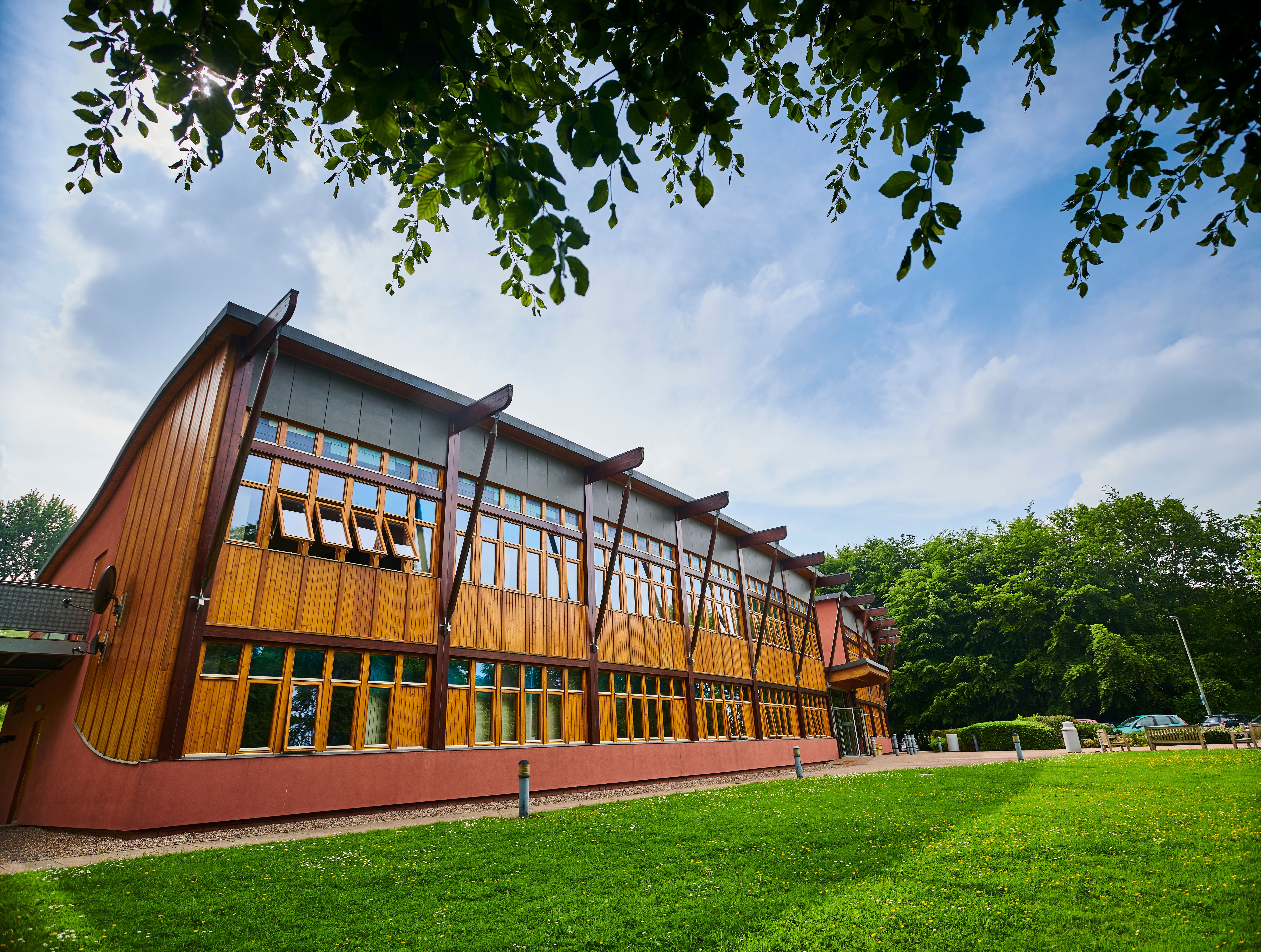 An external shot of the SGIA building