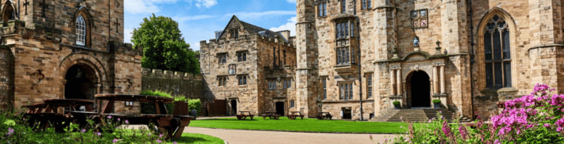 Durham Castle from the courtyard