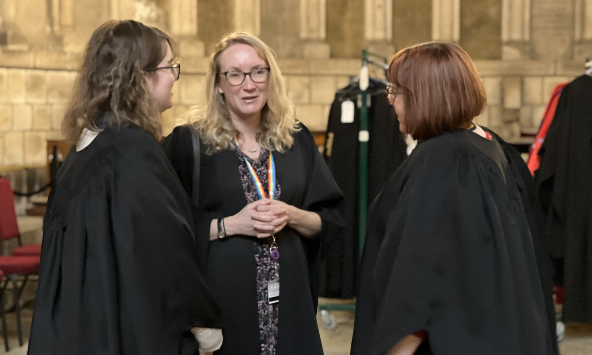 Matriculation Marshals in the Chapter House