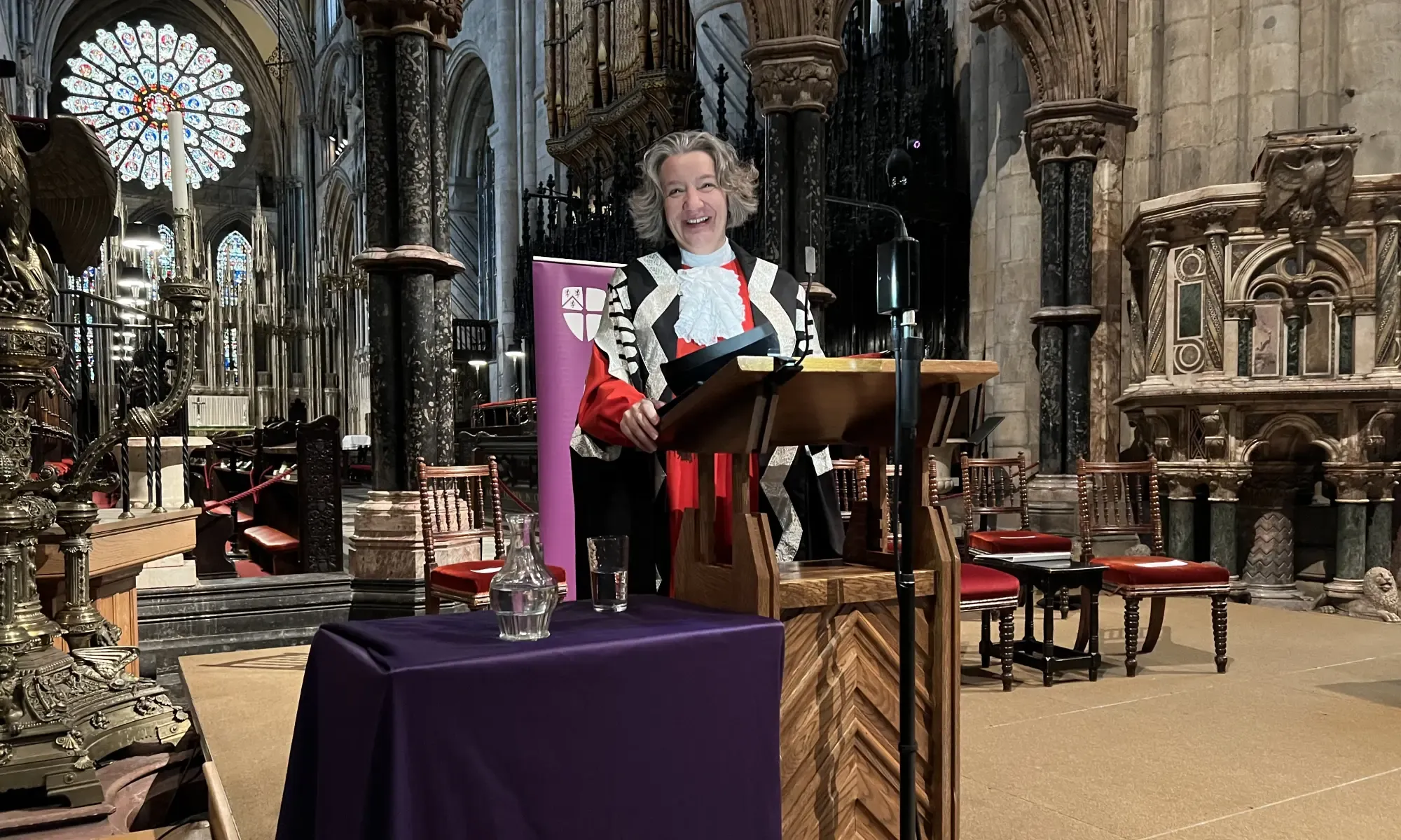 Professor Karen O'Brien During Matriculation 2023