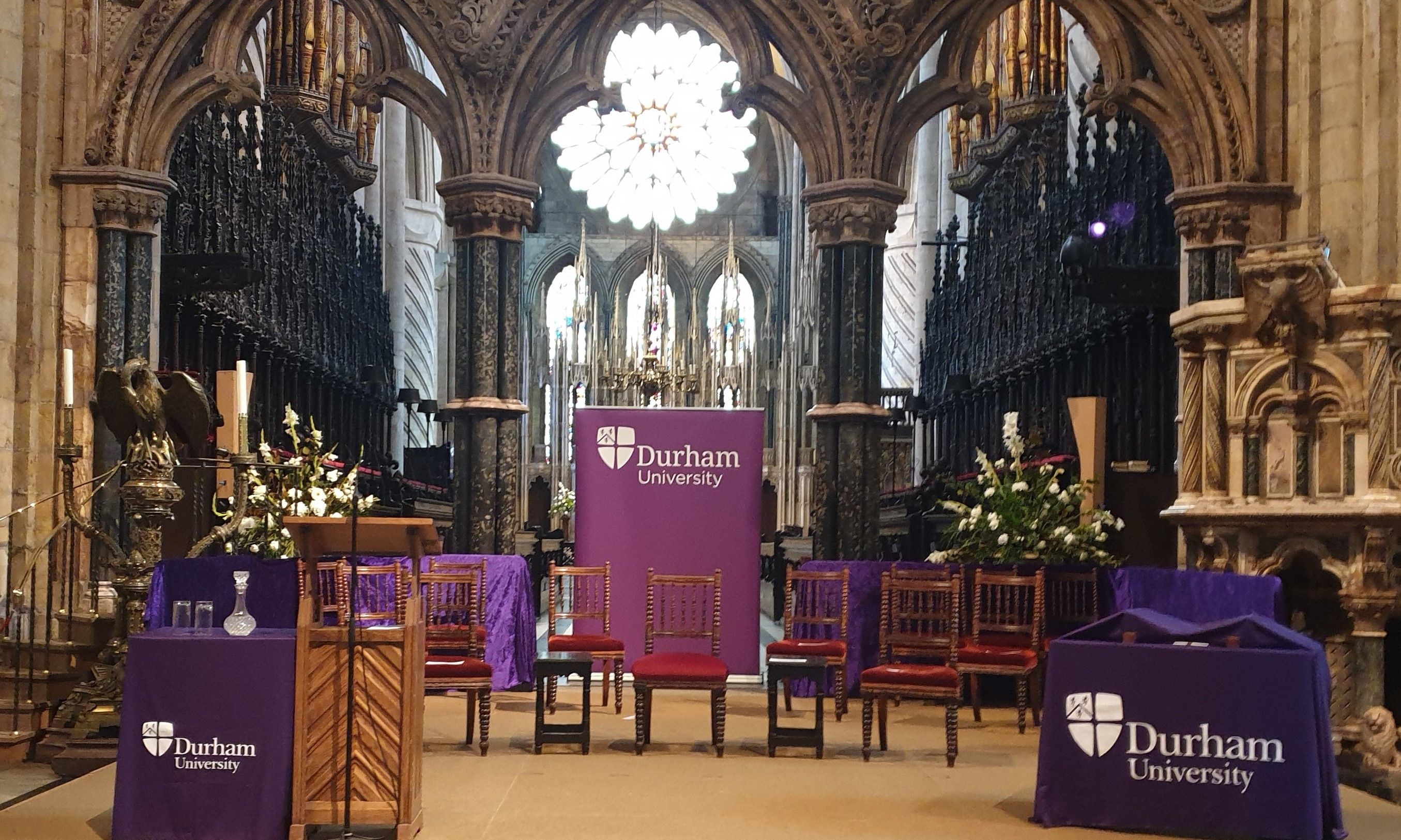 Durham Cathedral interior during Matriculation