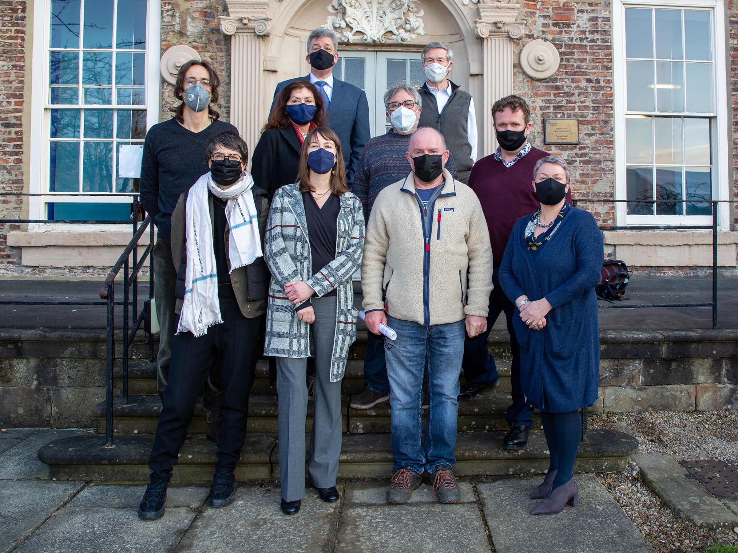 Image of IAS Fellows outside Cosin's Hall