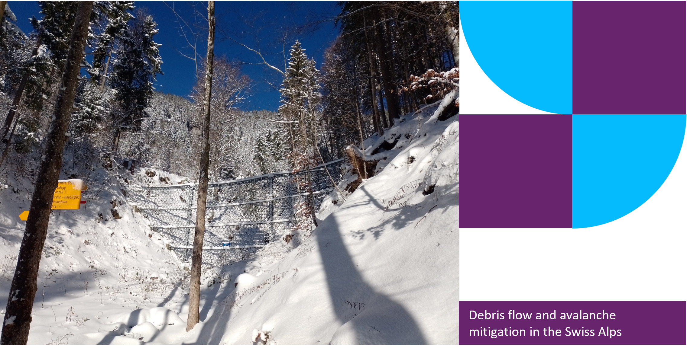 Debris flow and avalanche mitigation in the Swiss Alps