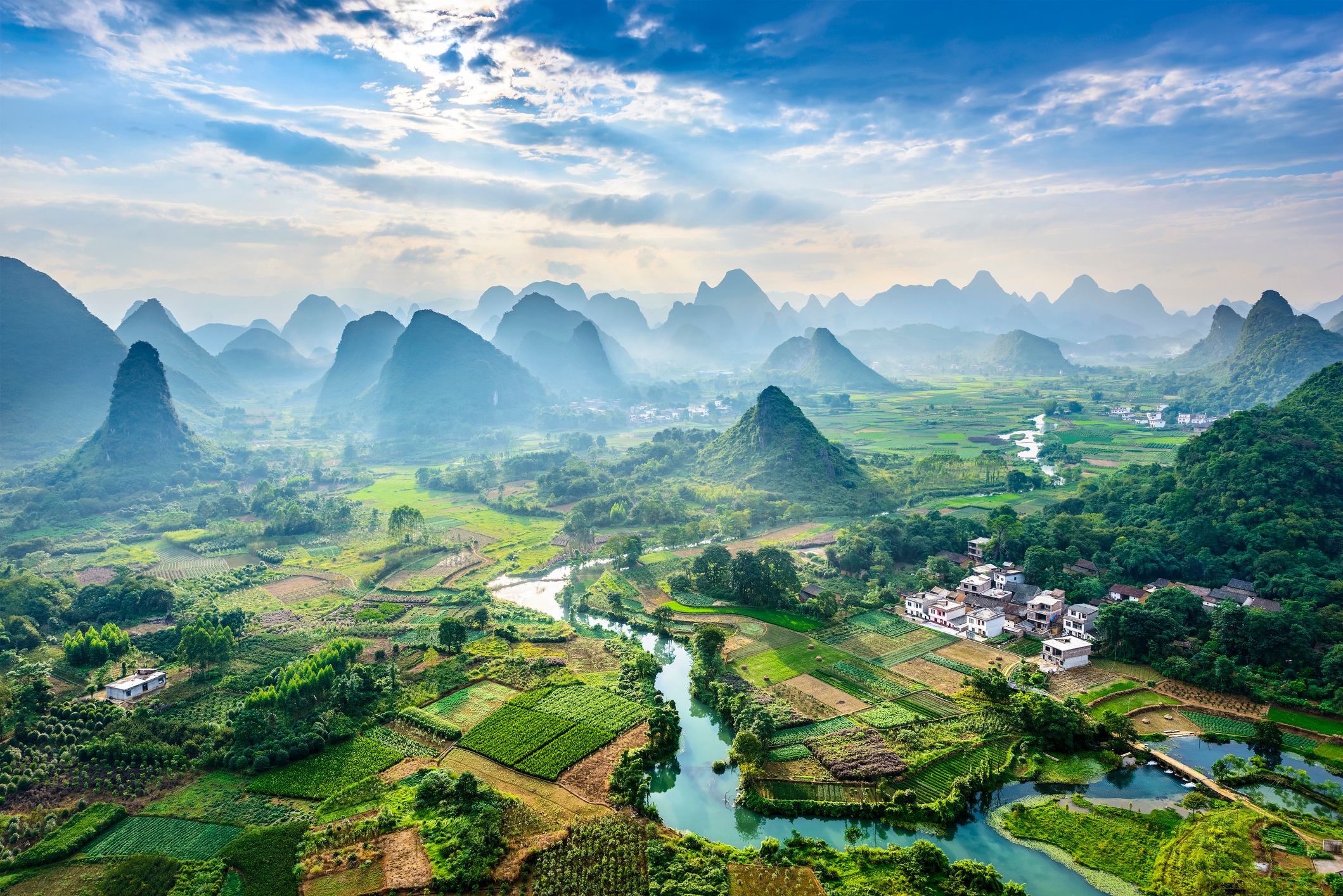 Yangshuo County, Guilin City, Guangxi Province, China.