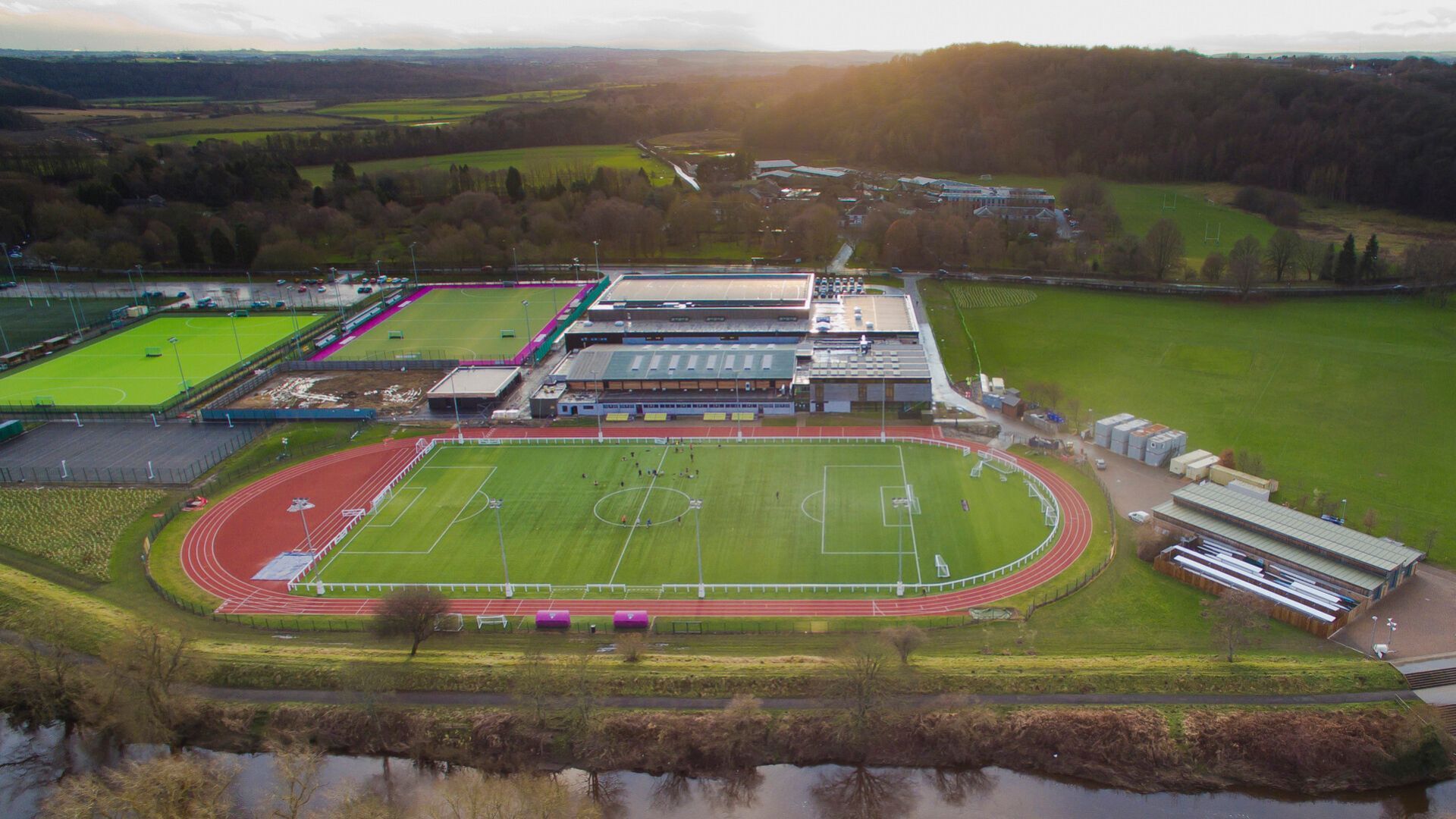 Aerial photo of our Sports and Wellbeing Park